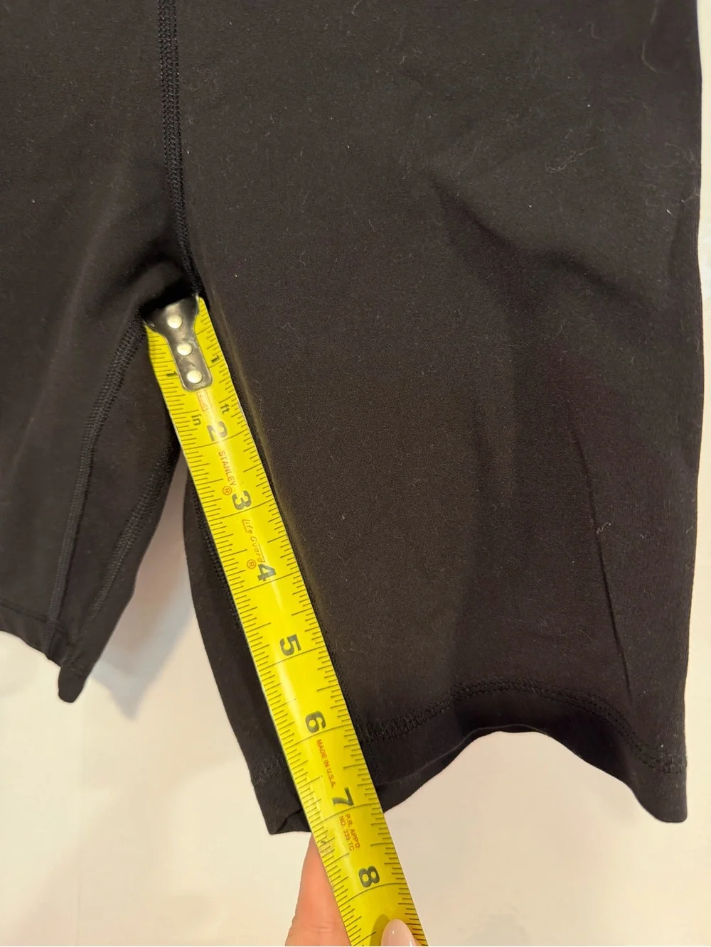 Black‎ high waist Lululemon align Bike Shorts
